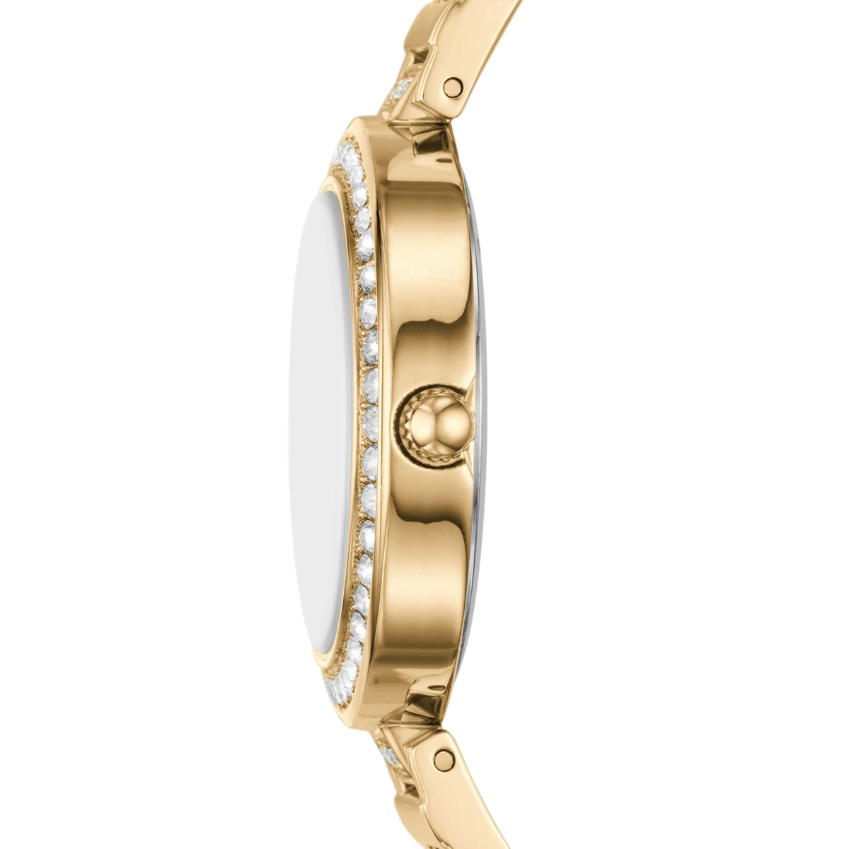 Fossil Women's Karli 32mm Three-Hand, Gold-Tone Alloy Watch and Bracelet Set