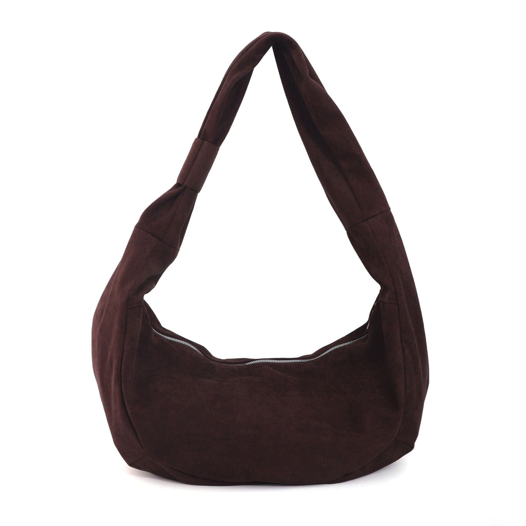 Dark Brown Moon Crossbody Bag