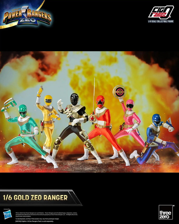 FigZero Gold Zeo Power Ranger - Power Rangers Zeo