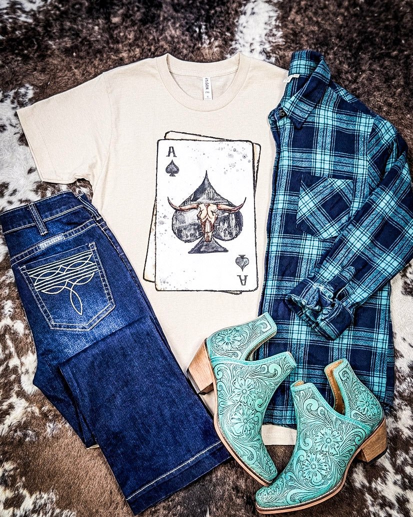 Ace High Longhorn Graphic Tee