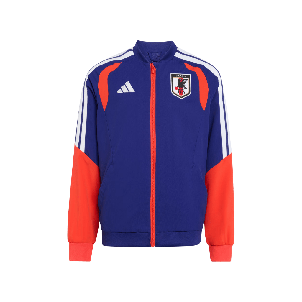 Adidas 儿童出场夹克 日本队款 Tiro26 日本蓝