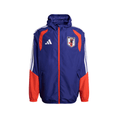 Adidas Japan Tiro26 防风防泼水连帽外套 全拉链 轻便可收纳 Japan Blue