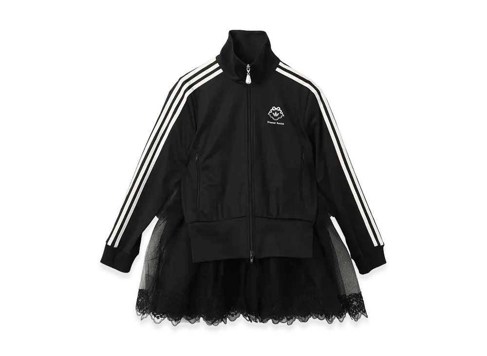adidas x Simone Rocha 女士薄纱夹克 黑色