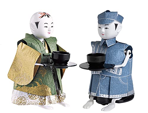 Adult Science Magazine 茶运人偶机关机器人 迷你发条组装模型 No.4