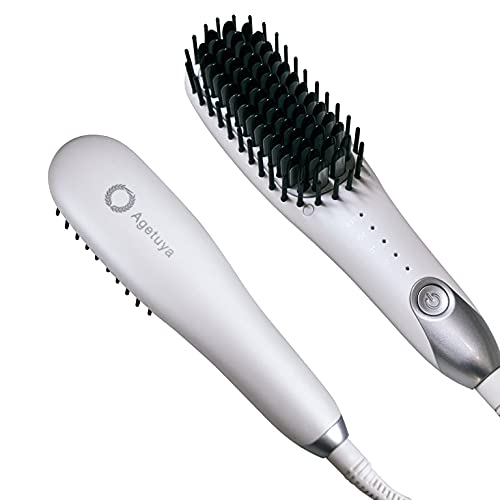 Agetuya 便携迷你梳子直发器 QS-17108-W 100-240V国际电压 白色