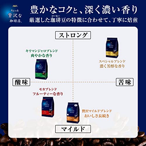 AGF 小小奢华咖啡店挂耳式研磨咖啡粉 特调浓香 日本制造 1000g