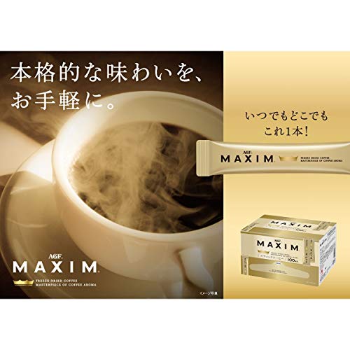 AGF Maxim 速溶黑咖啡条 即溶黑咖啡棒 日本进口 100条装