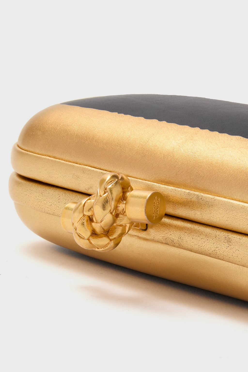 BOTTEGA VENETA Two Tone Knot Clutch