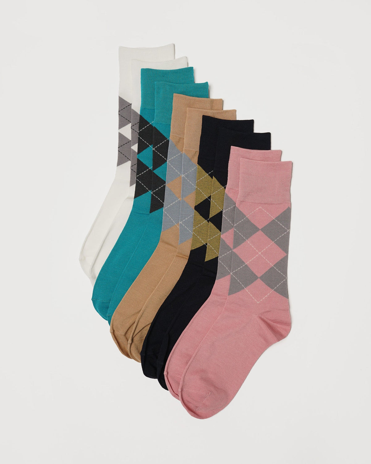 Argyle Socks / Navy