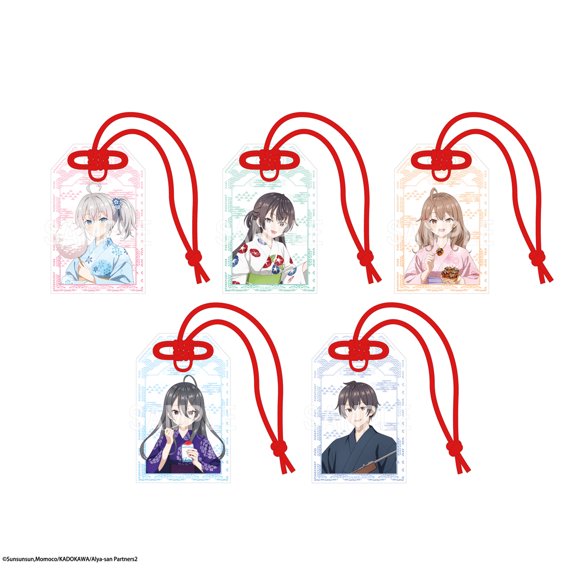 Alya Sometimes Hides Her Feelings in Russian - Omamori-Style Acrylic Keychain Yukata Ver. - Complete Box (5 Designs) [Pre-Order Jan 2027]