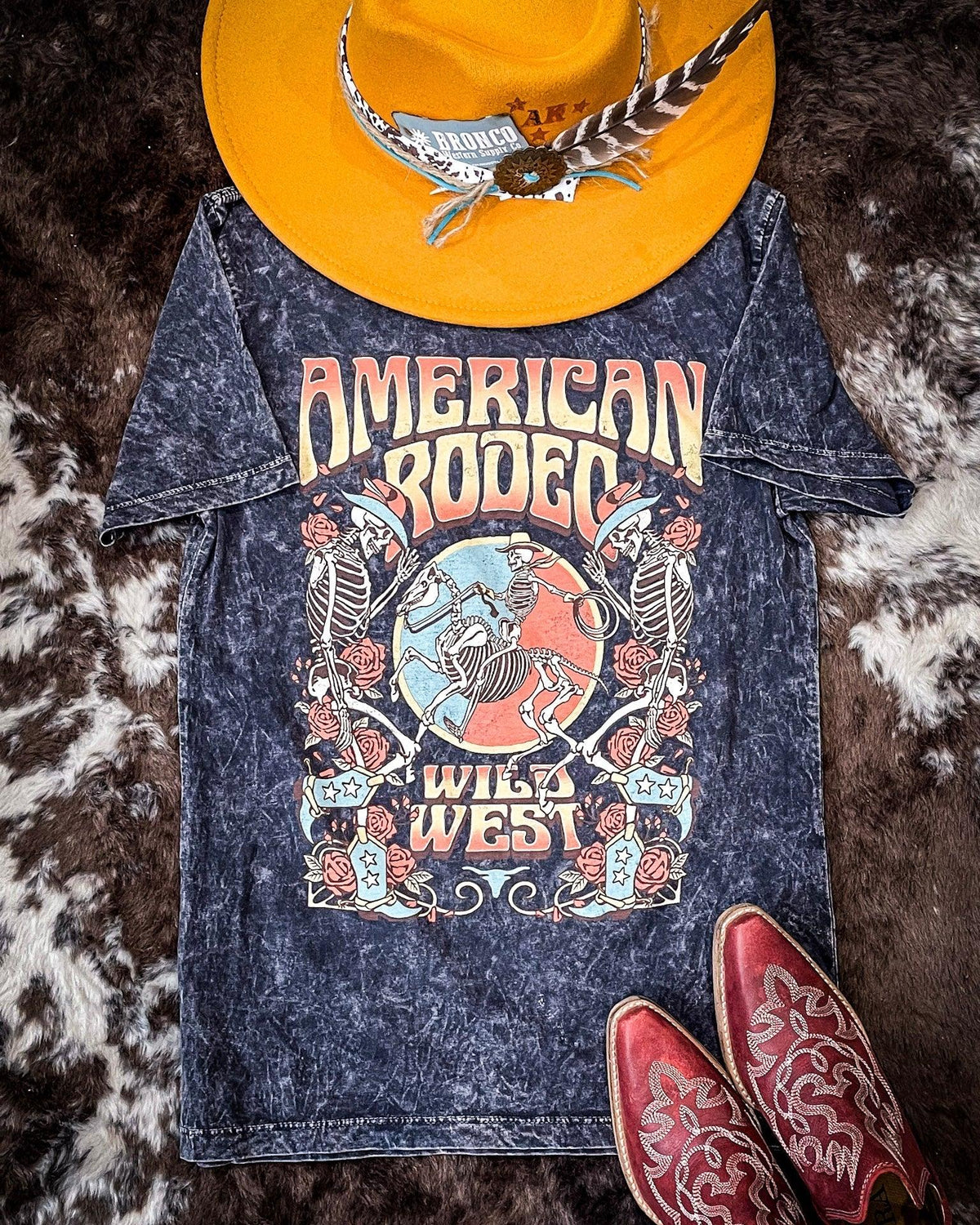 American Rodeo Graphic Tee - Black
