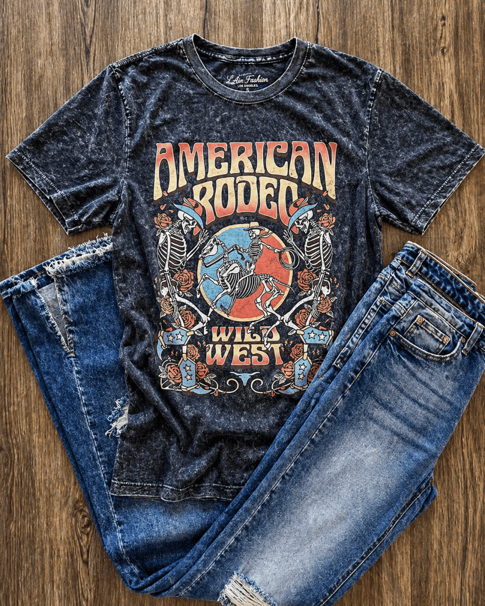 American Rodeo Graphic Tee - Black
