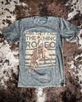 And They Call The Thing Rodeo Graphic Tee - Gray