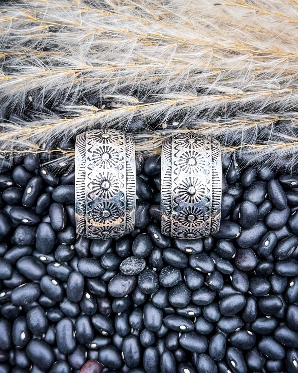 Ardell Textured Fashion Hoop Earrings in Silver