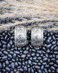 Ardell Textured Fashion Hoop Earrings in Silver