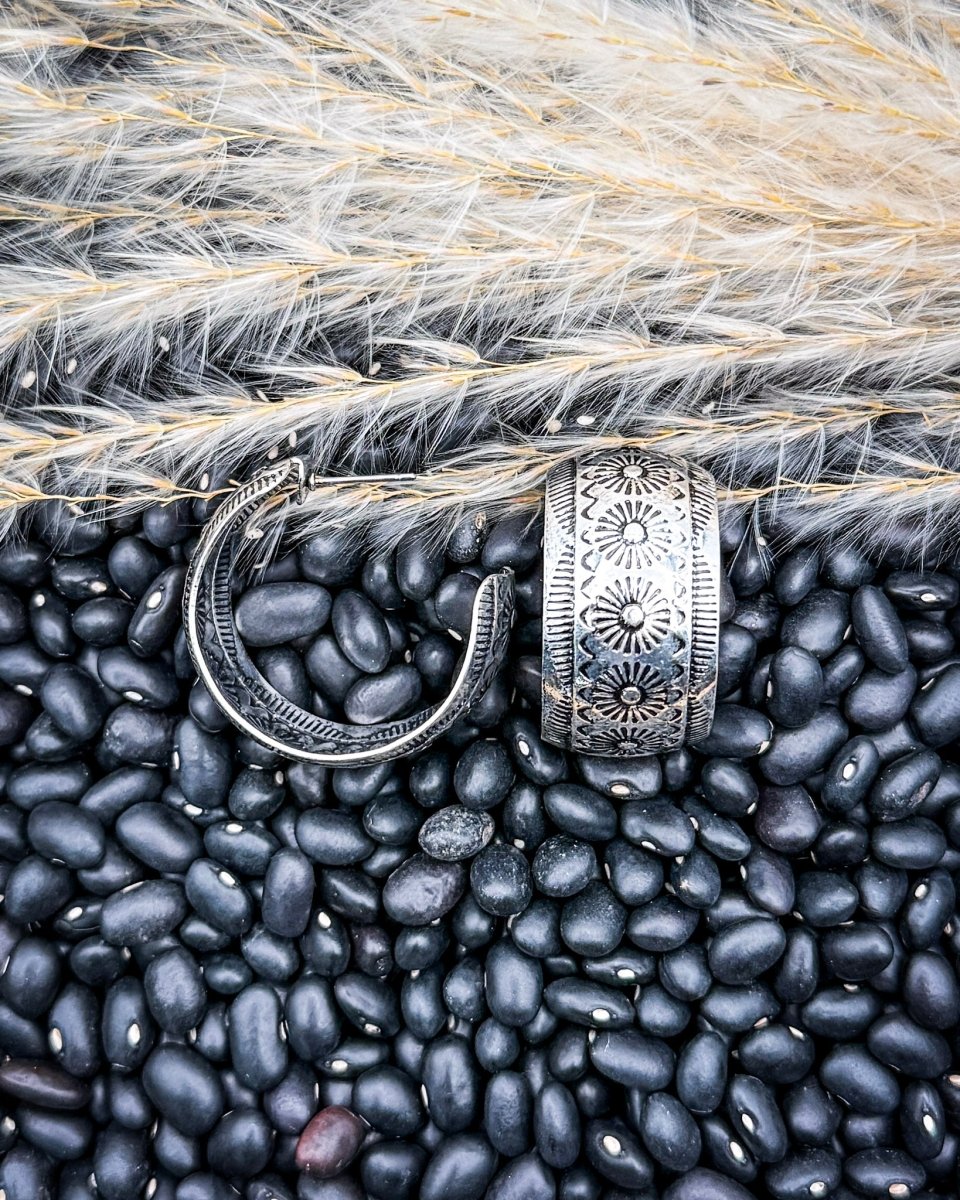 Ardell Textured Fashion Hoop Earrings in Silver