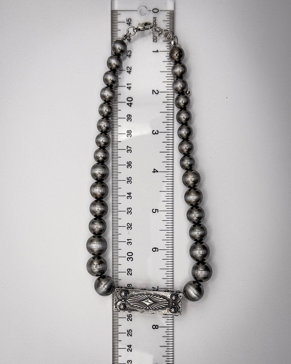 Ashcroft Beaded Fashion Bar Necklace