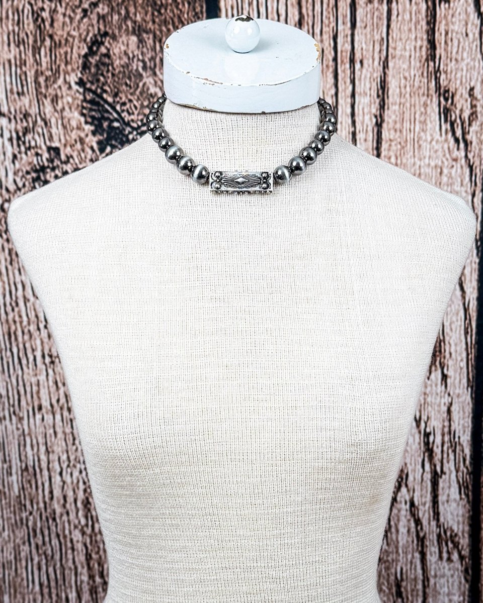Ashcroft Beaded Fashion Bar Necklace