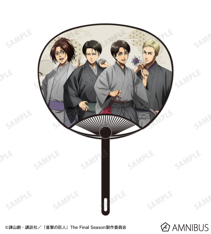 Attack on Titan Kimono Ver. - Uchiwa Fan [Pre-Order Jan 2027]