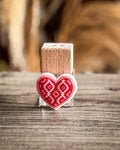 Aztec Hearts Vent Clip Diffuser in Baja Cactus