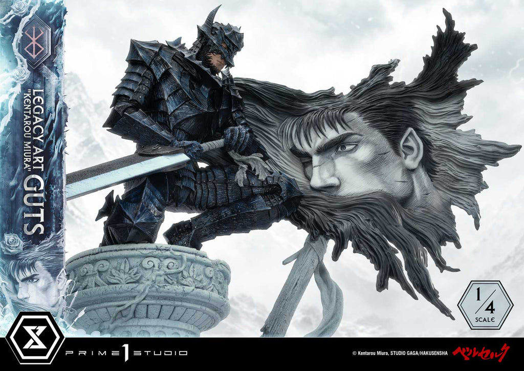 Berserk Legacy Art “Kentarou Miura”: Guts 1/4 Scale Bonus Version