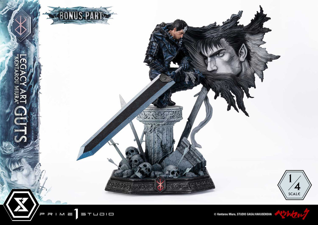 Berserk Legacy Art “Kentarou Miura”: Guts 1/4 Scale Bonus Version
