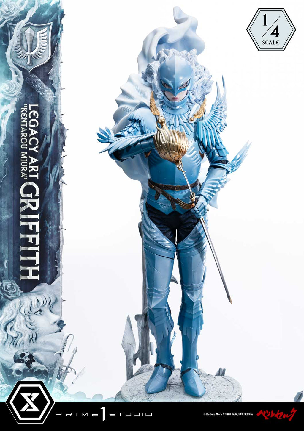 Berserk Legacy Art “Kentarou Miura”: Griffith 1/4 Scale Bonus Version