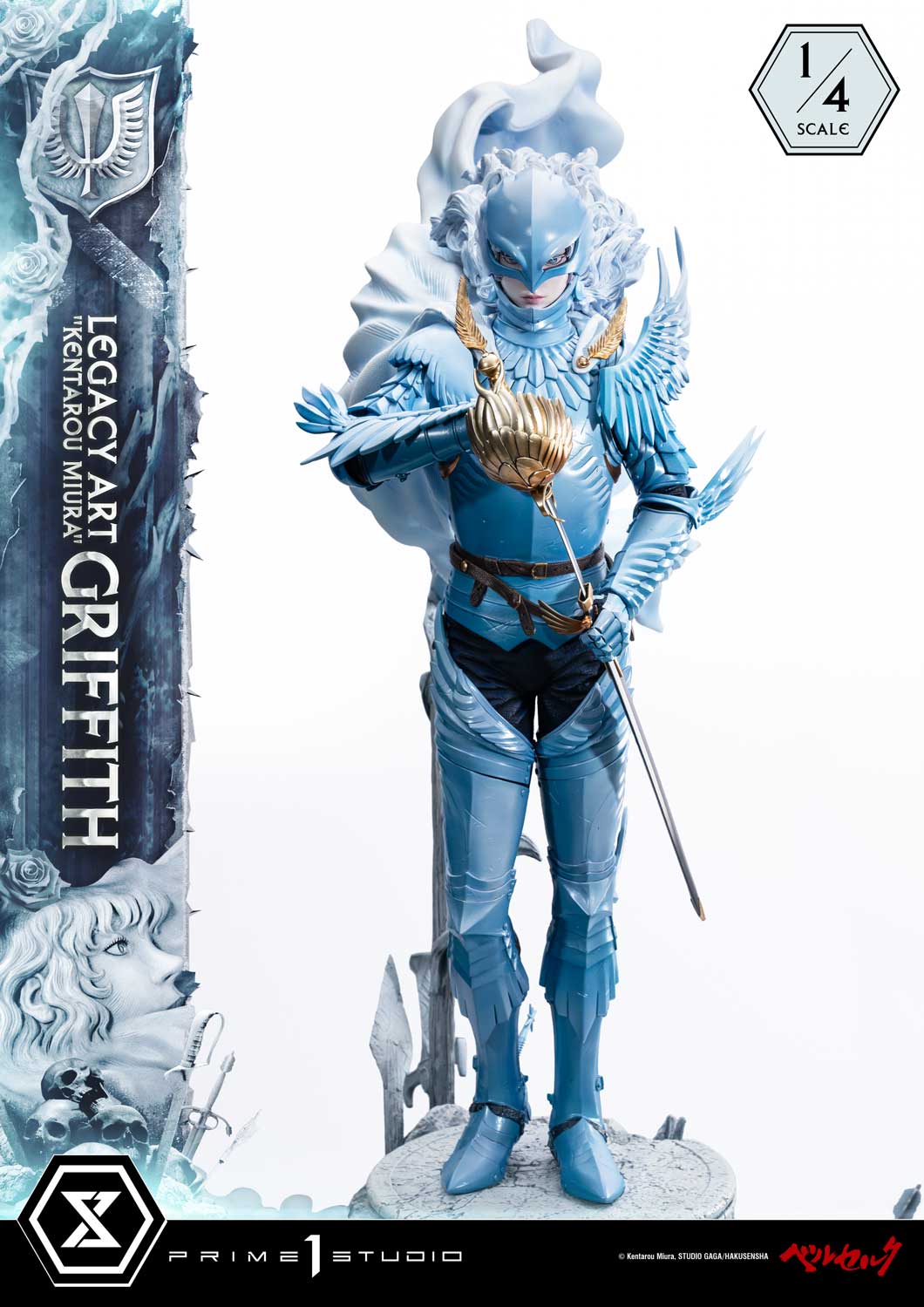Berserk Legacy Art “Kentarou Miura”: Griffith 1/4 Scale Bonus Version