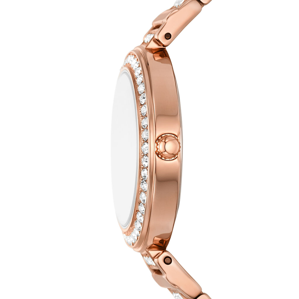 Fossil Women's Karli 32mm Three-Hand, Rose Gold-Tone Alloy Watch