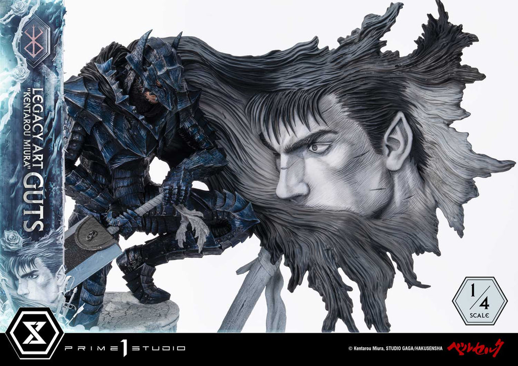 Berserk Legacy Art “Kentarou Miura”: Guts 1/4 Scale Bonus Version
