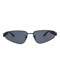 Cat Eye-Frame Metal Sunglasses