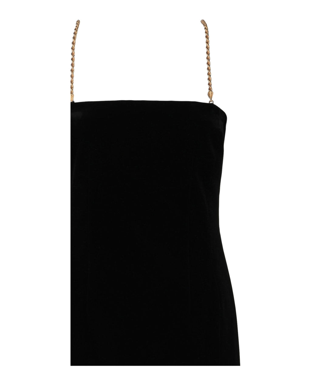 Midi Tube Dress With Twisted Chain Straps