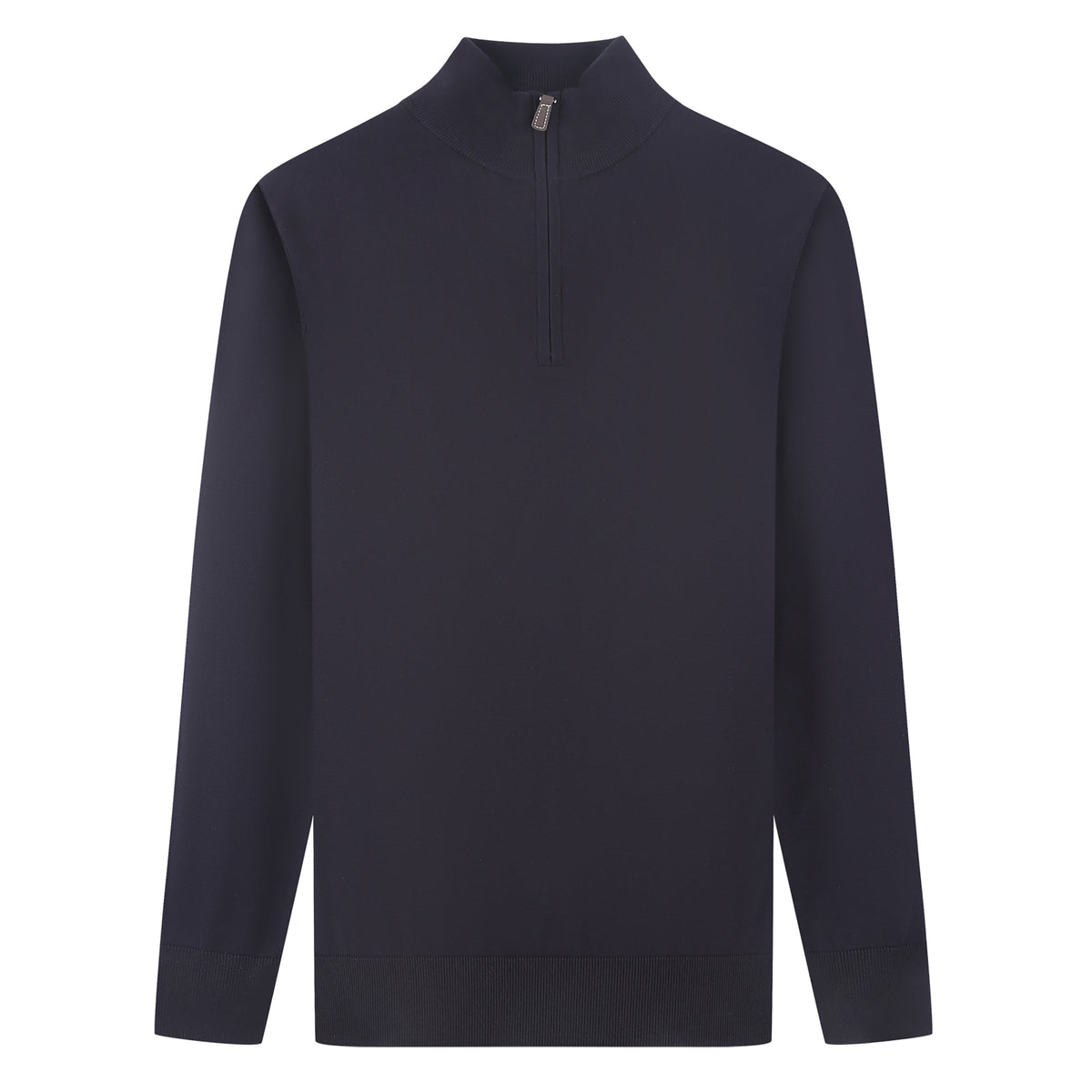 Tom Baine Men's Cashmere Feel Slim Fit Quarter Zip Sweater
