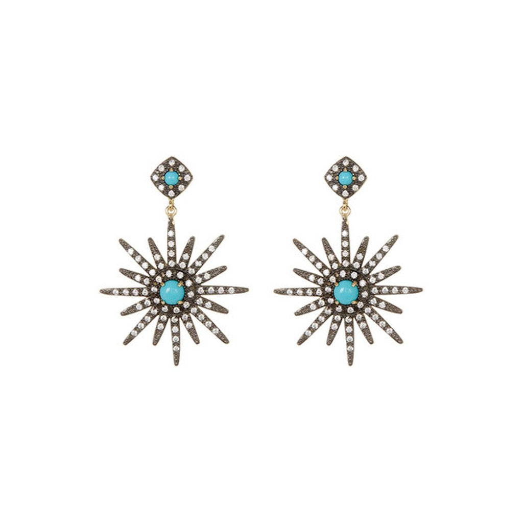 Adornia Starburst Earrings silver