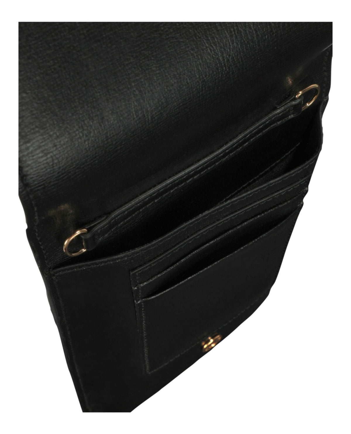 Logo Leather Convertible Crossbody Mobile Bag