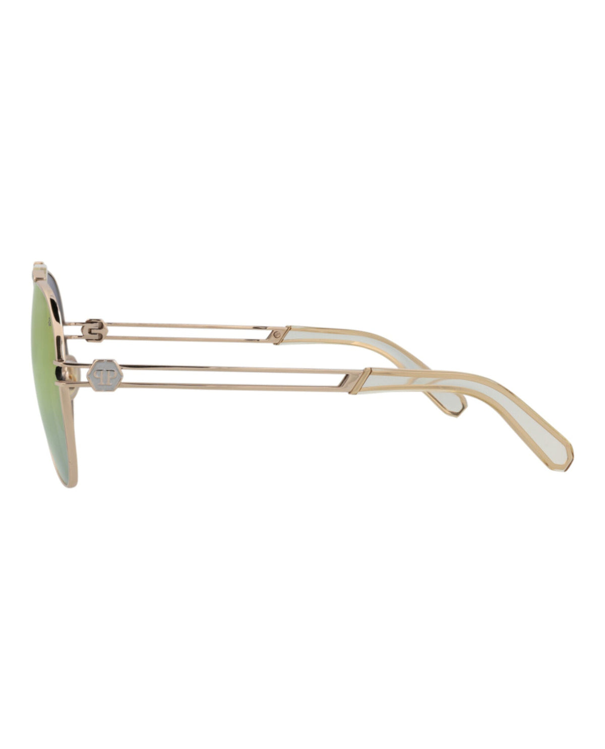 Aviator-Frame Titanium Sunglasses
