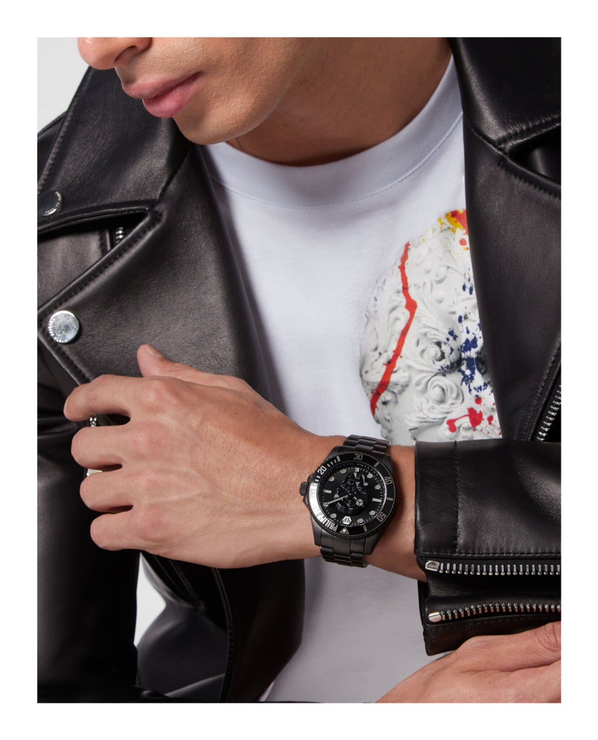 The $kull Diver Bracelet Watch