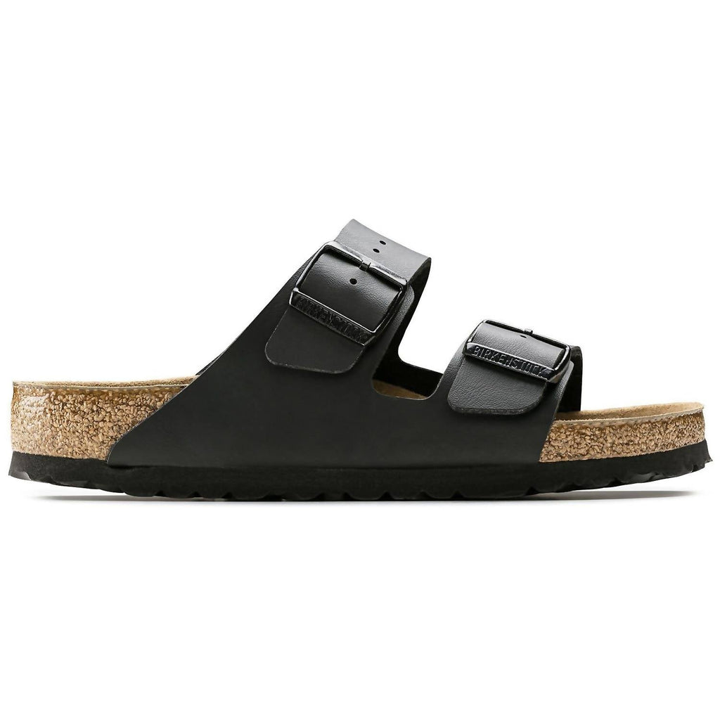 Unisex Arizona Soft Footbed Sandal In Black Birko-Flor