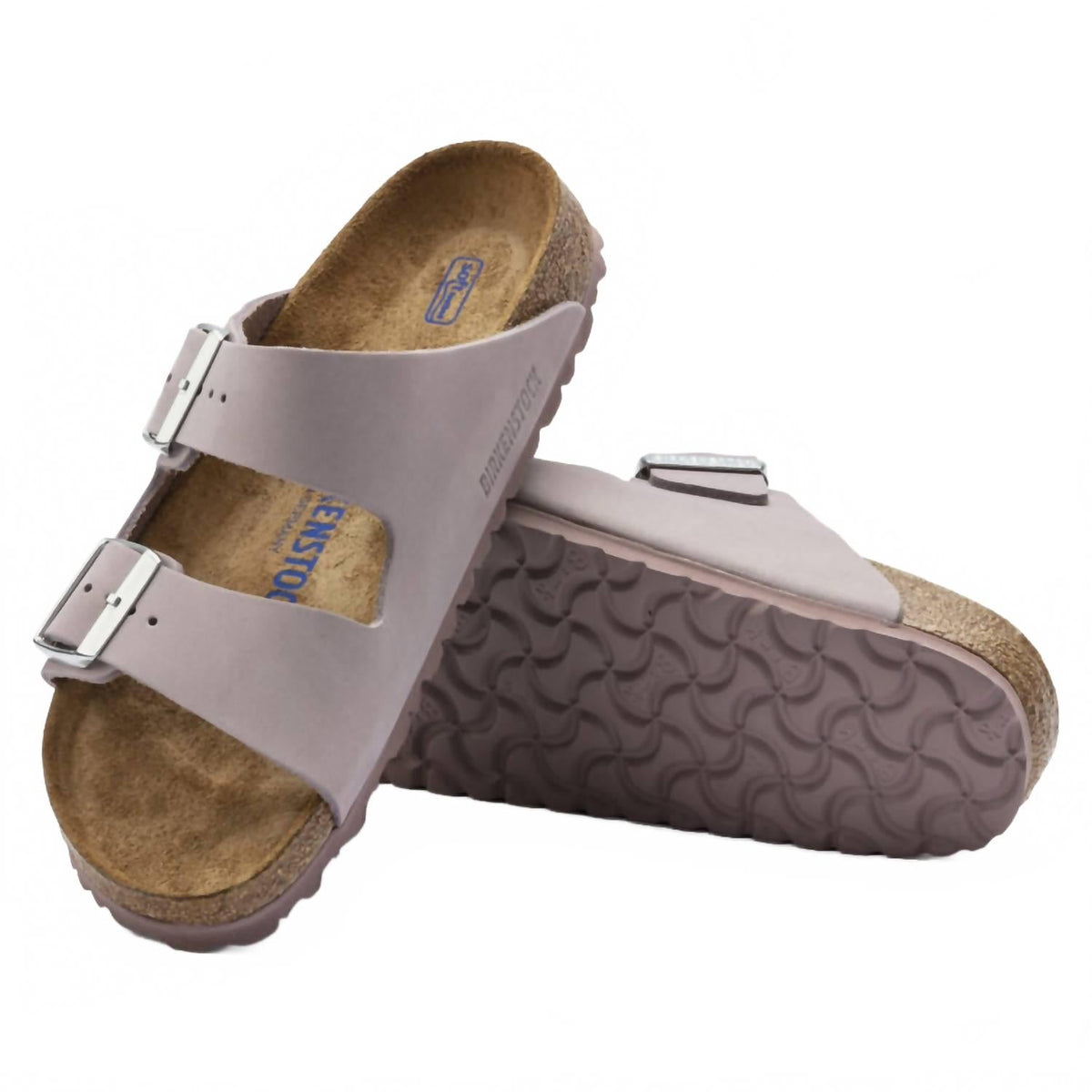 Unisex Arizona Soft Footbed Sandal In Yomo Lilac