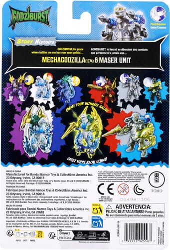 Bandai: Godziburst - Mechagodzilla & Master Unit