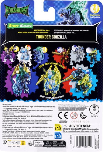 Bandai: Godziburst - Thunder Godzilla