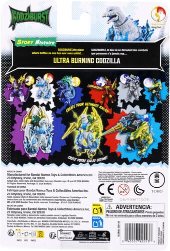 Bandai: Godziburst - Ultra Burning Godzilla