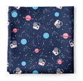 Space Cats Silk Bandana Scarf Featuring Milton