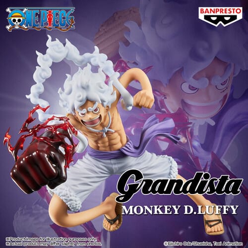 Banpresto: One Piece - Grandista - Monkey D. Luffy Gear5 II Special Edition Statue