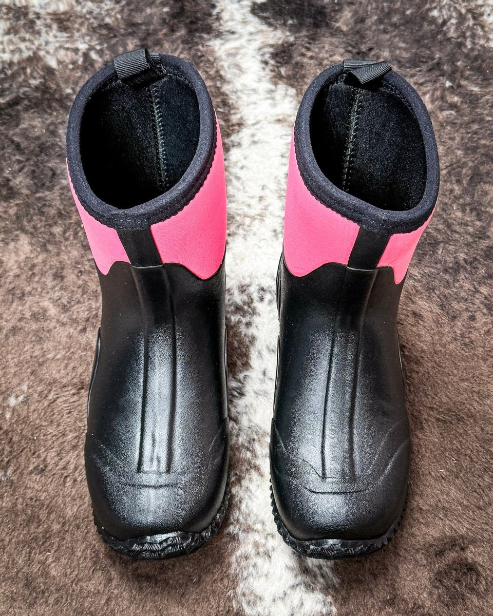 Barnyard Lady Muck Boot in Pink by Roper