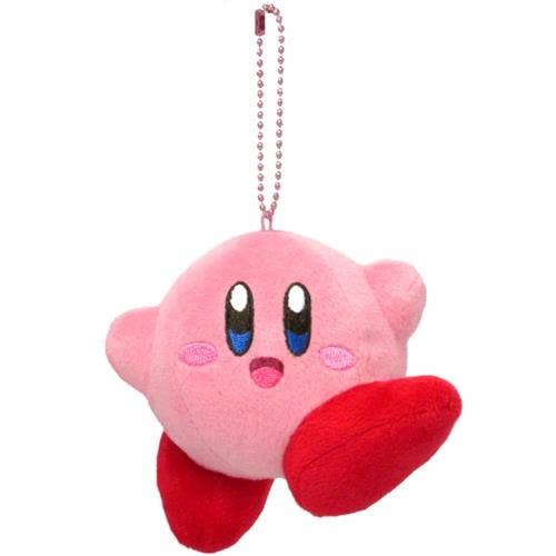 KIRBY 3.5" JUMPING PLUSH KEYCHAIN
