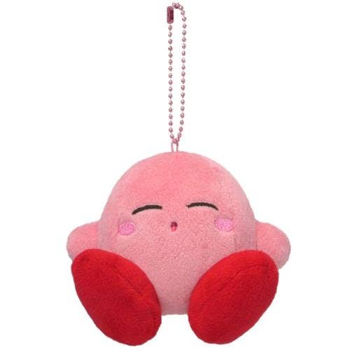 KIRBY 3.5" SLEEPING PLUSH KEYCHAIN