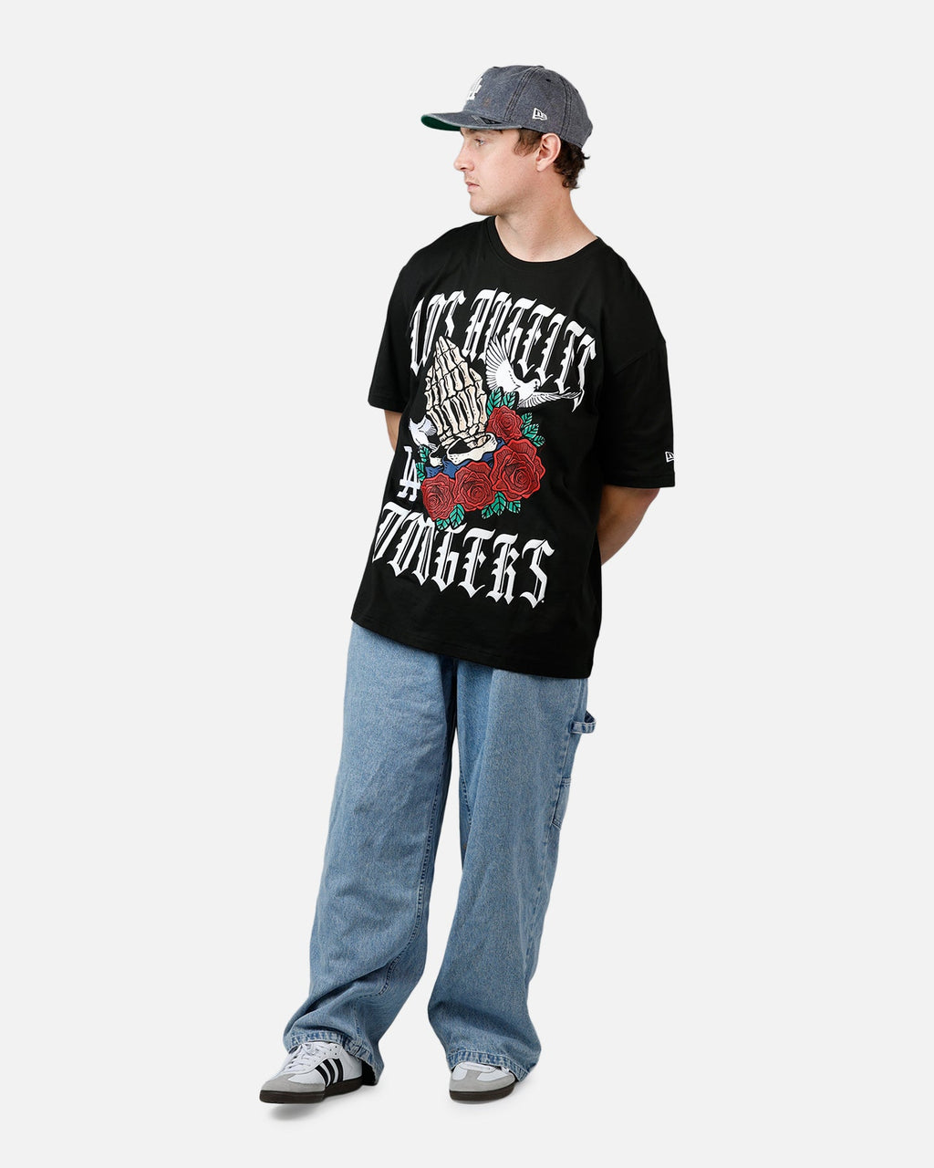 New Era Los Angeles Dodgers Praying Hands T-Shirt Black