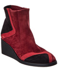Arche Tilara Leather Wedge Bootie