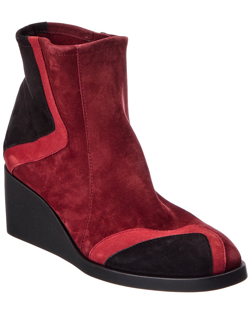 Arche Tilara Leather Wedge Bootie